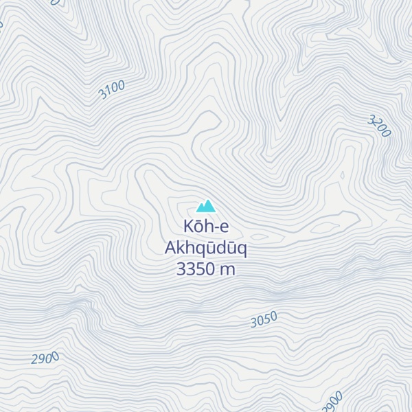 Map of Kōh-e Akhqūdūq