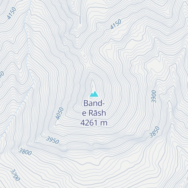 Map of Band-e Rāsh
