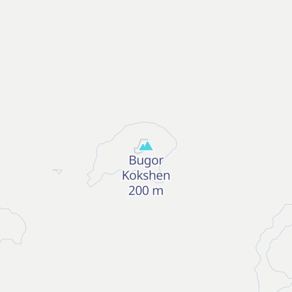 Map of Bugor Kokshen