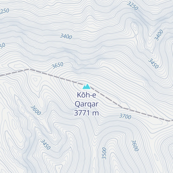 Map of Kōh-e Qarqar