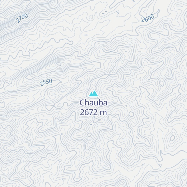 Map of Chauba
