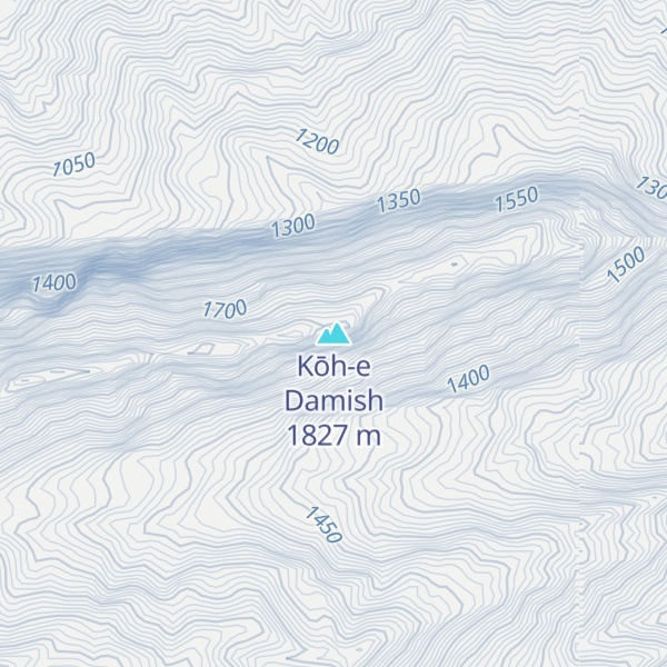 Map of Kōh-e Damish