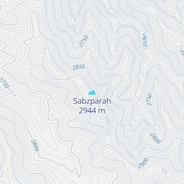 Map of Sabzparah