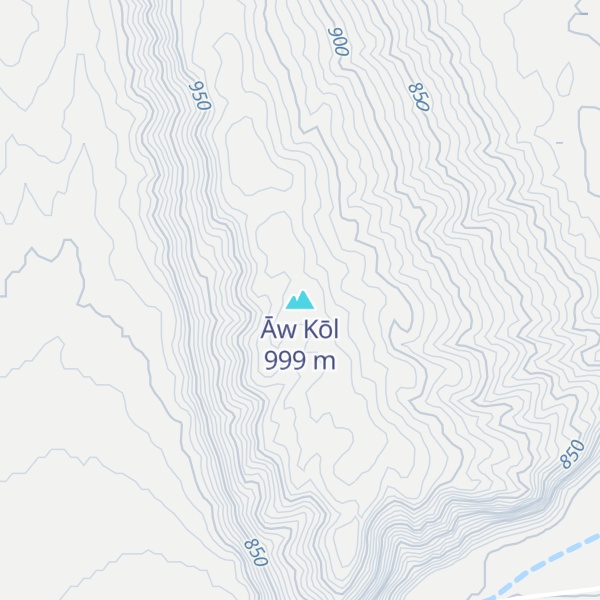 Map of Āw Kōl
