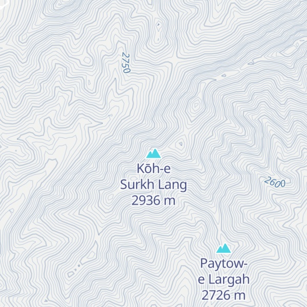 Map of Kōh-e Surkh Lang