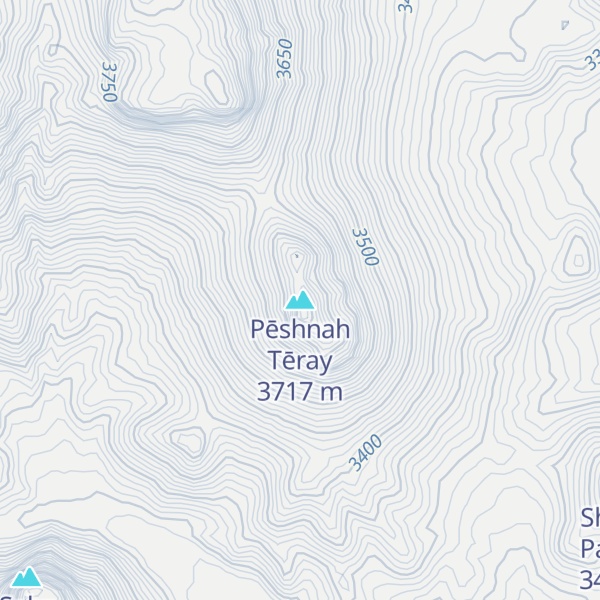 Map of Pēshnah Tēray