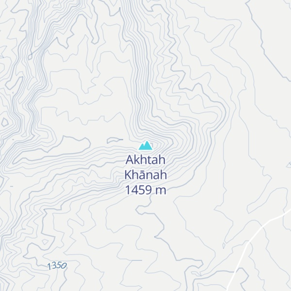 Map of Akhtah Khānah