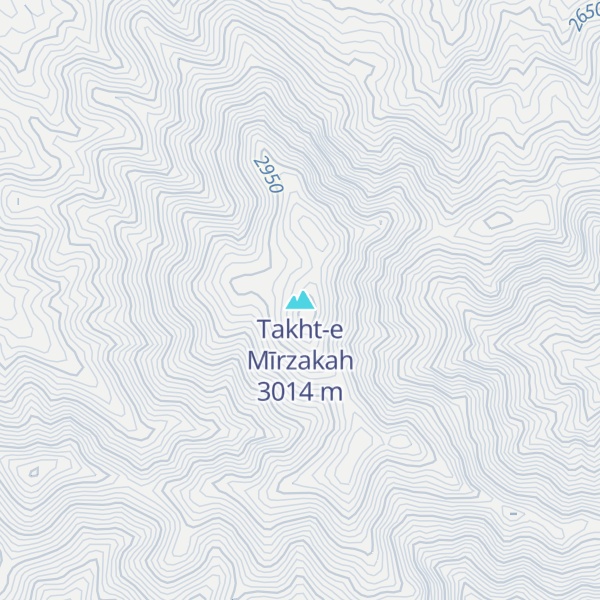 Map of Takht-e Mīrzakah