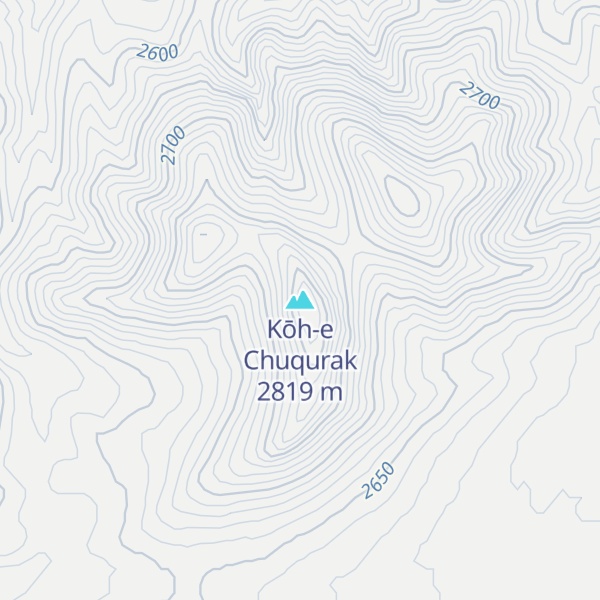Map of Kōh-e Chuqurak