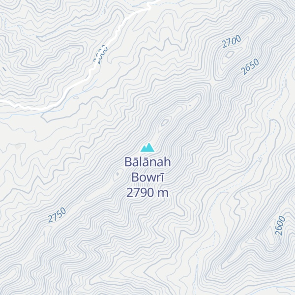 Map of Bālānah Bowrī
