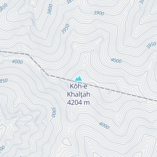 Map of Kōh-e Khalţah