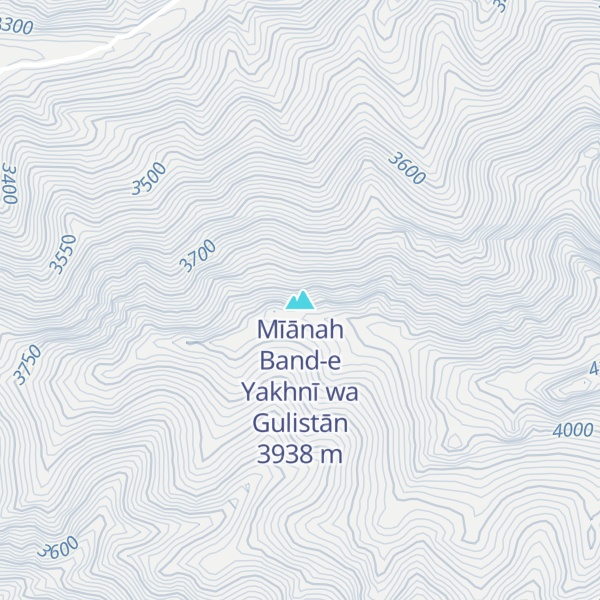 Map of Mīānah Band-e Yakhnī wa Gulistān