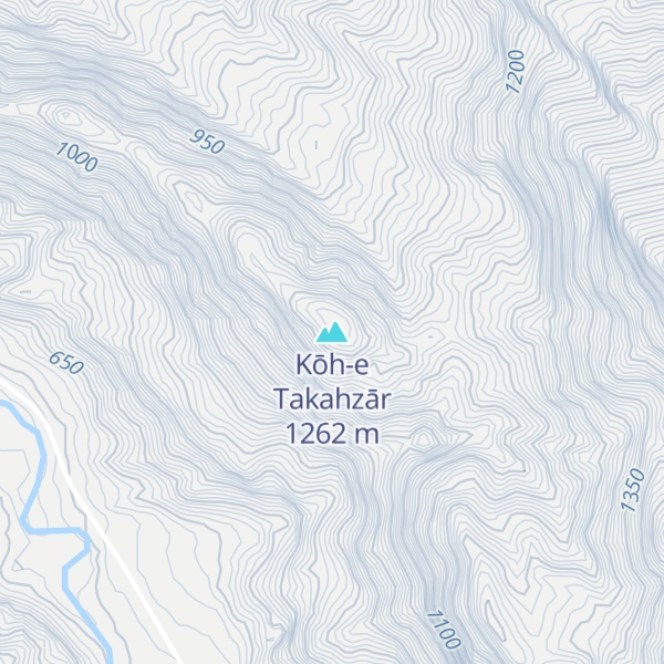 Map of Kōh-e Takahzār