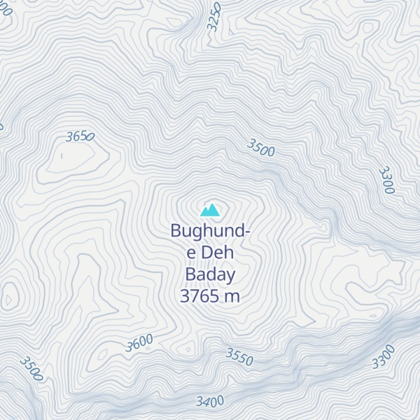 Map of Bughund-e Deh Baday