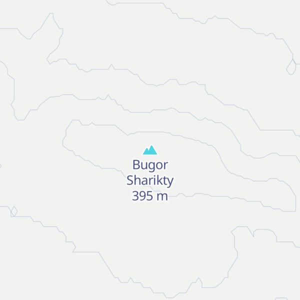 Map of Bugor Sharikty