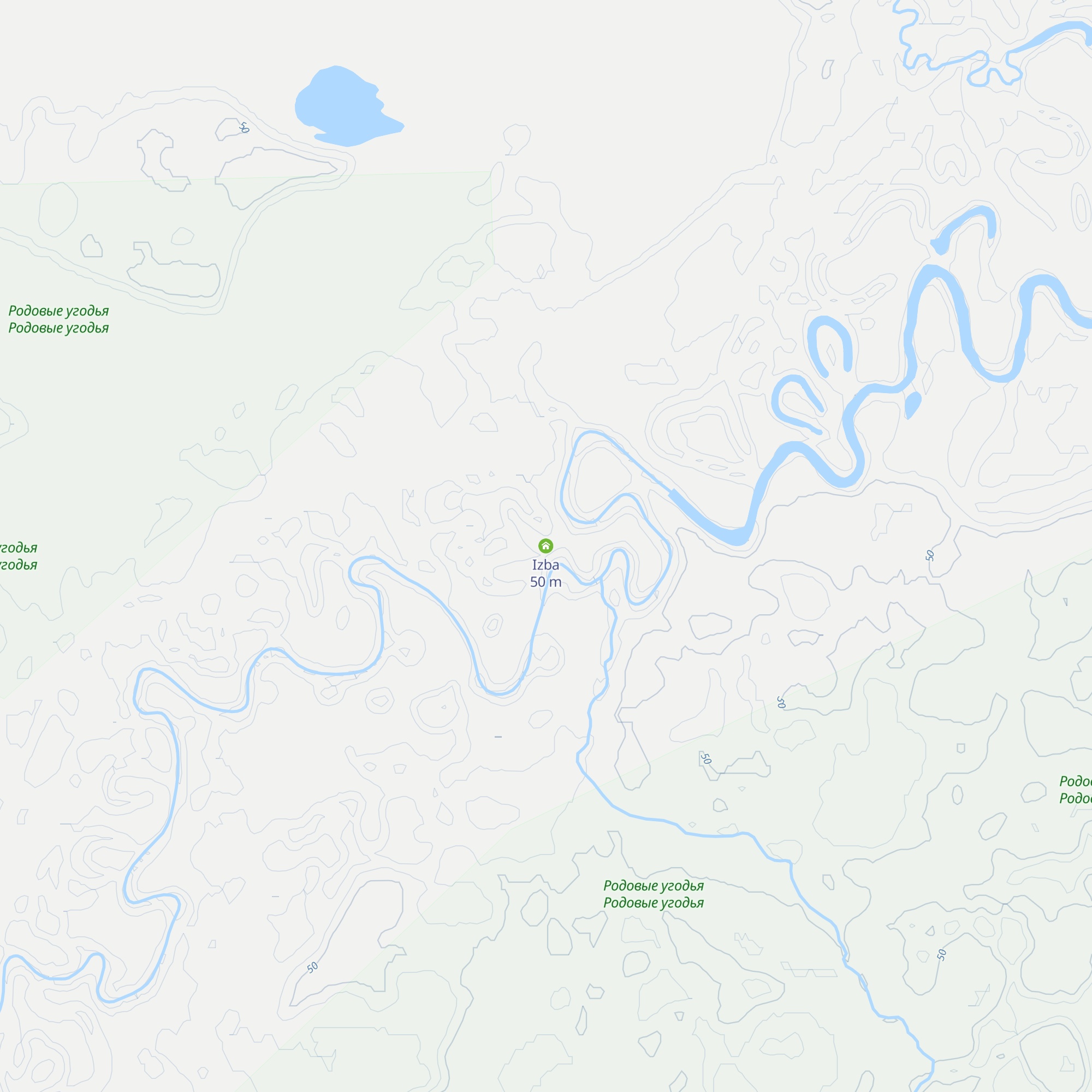 Izba map