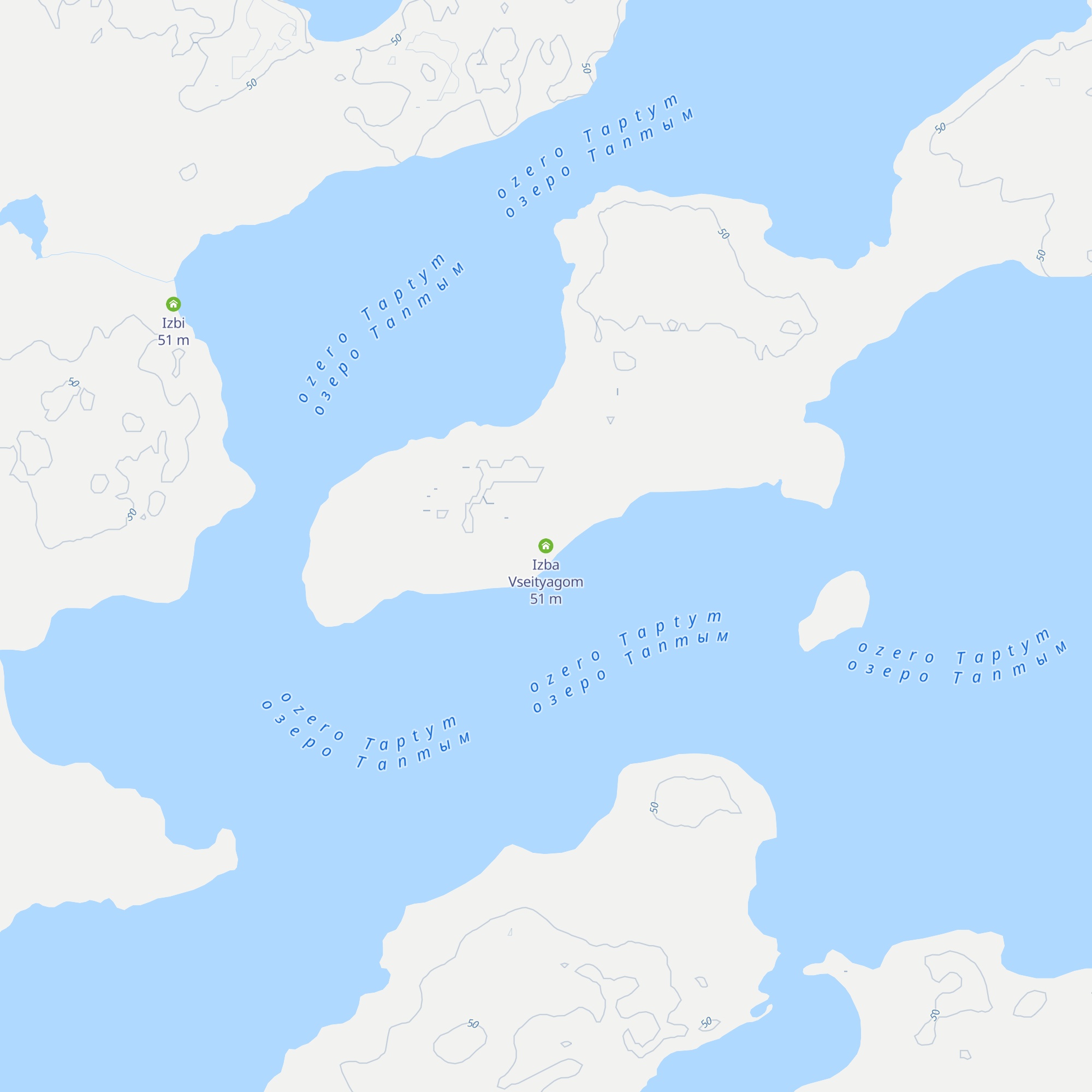 Izba Vseityagom map