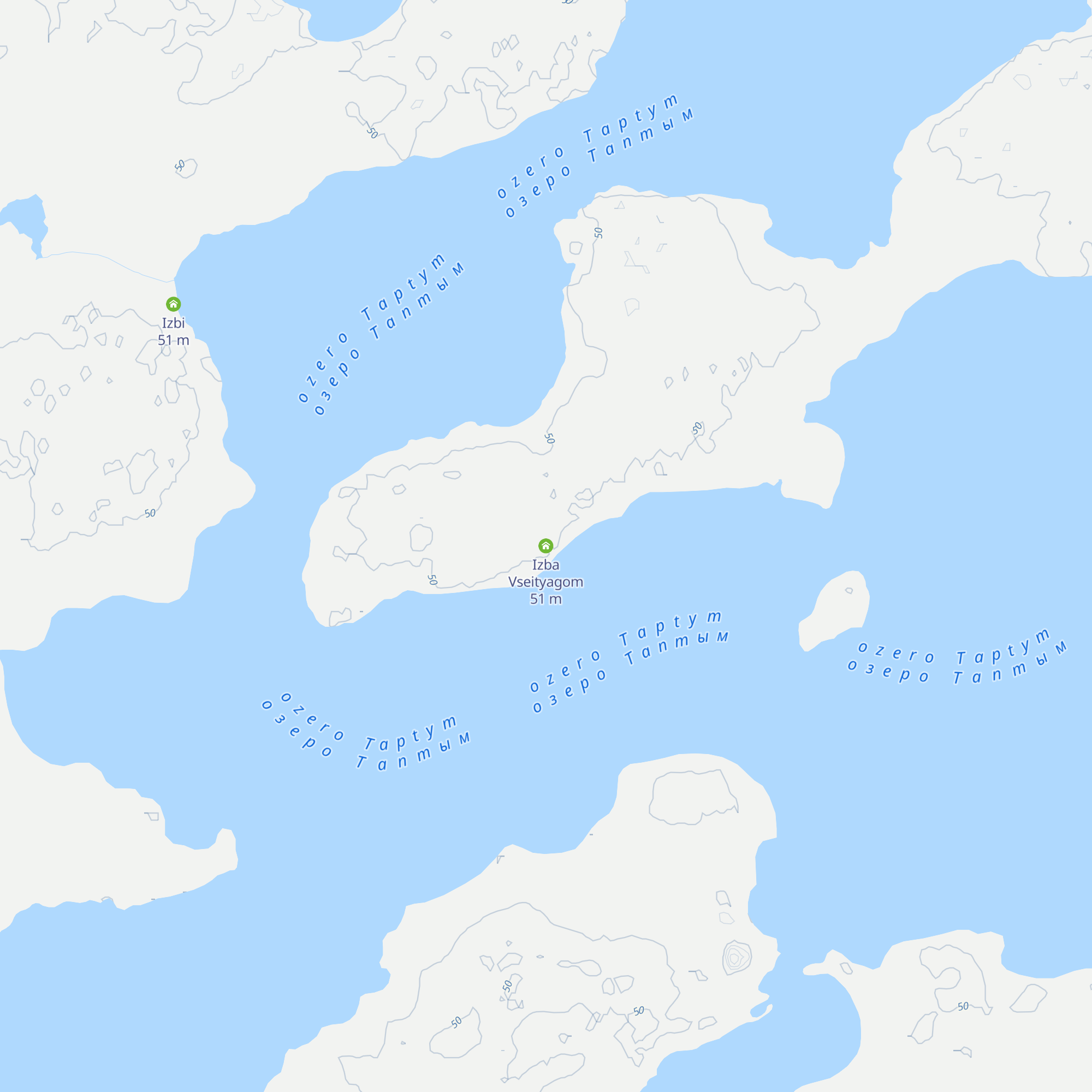Izba Vseityagom map