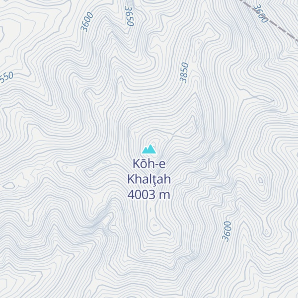Map of Kōh-e Khalţah