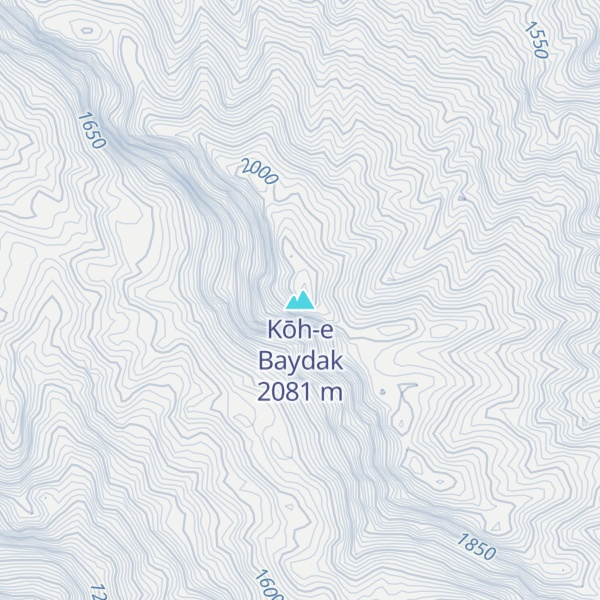 Map of Kōh-e Baydak