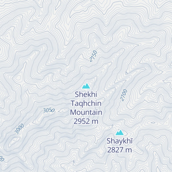 Map of Shekhi Taqhchin Mountain