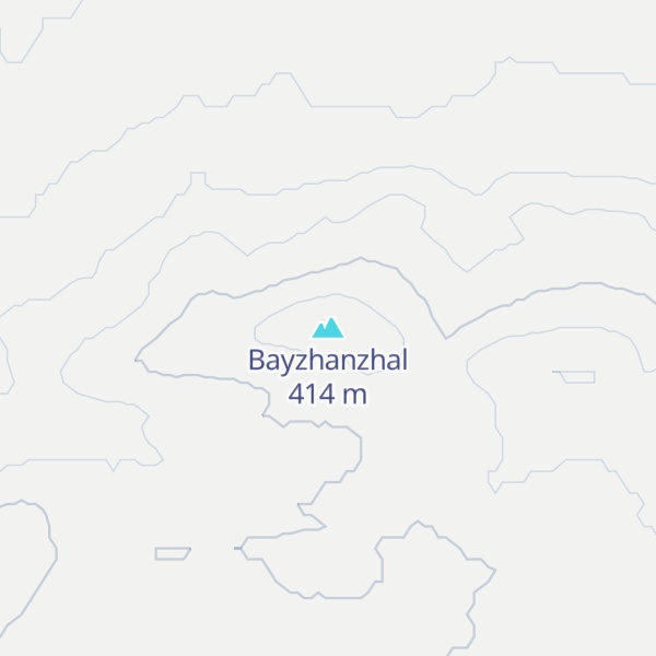 Map of Bayzhanzhal