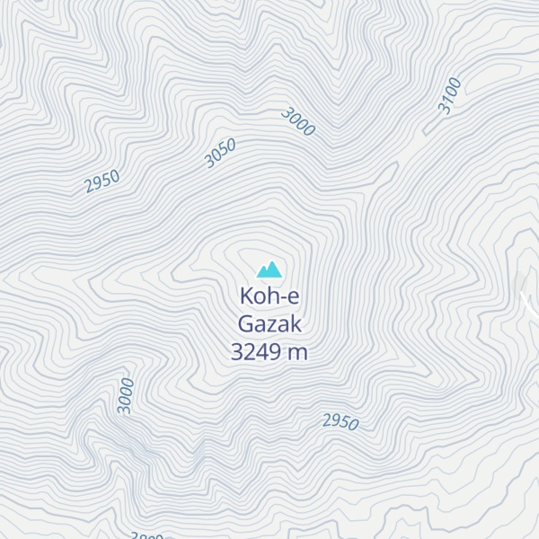 Map of Koh-e Gazak