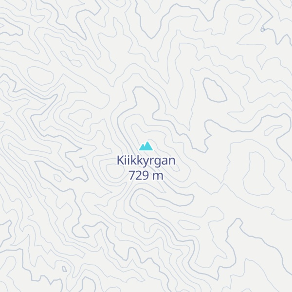 Map of Kiikkyrgan