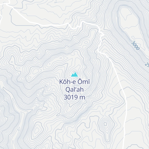 Map of Kōh-e Ōmī Qal‘ah