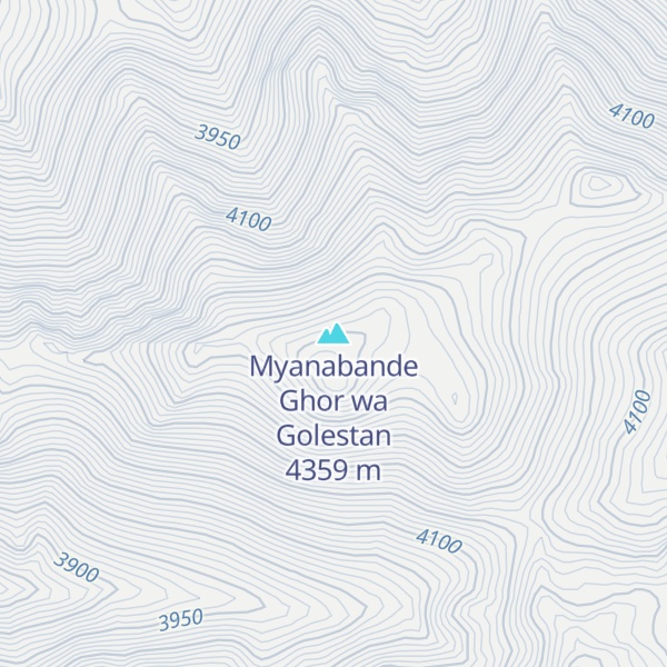 Map of Myanabande Ghor wa Golestan