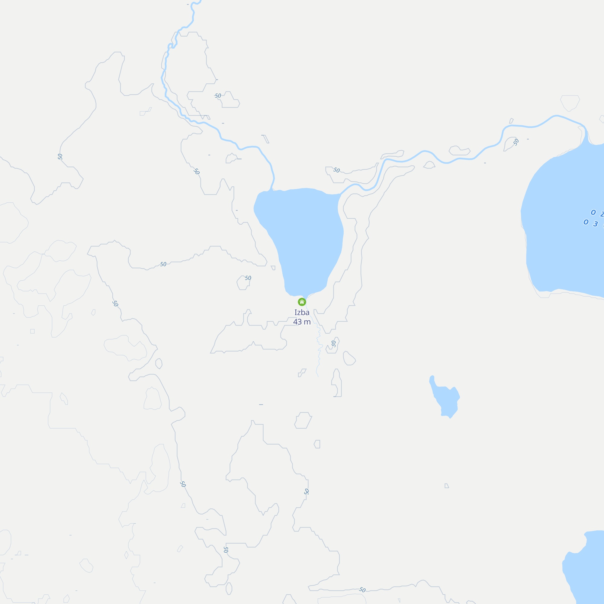 Izba map