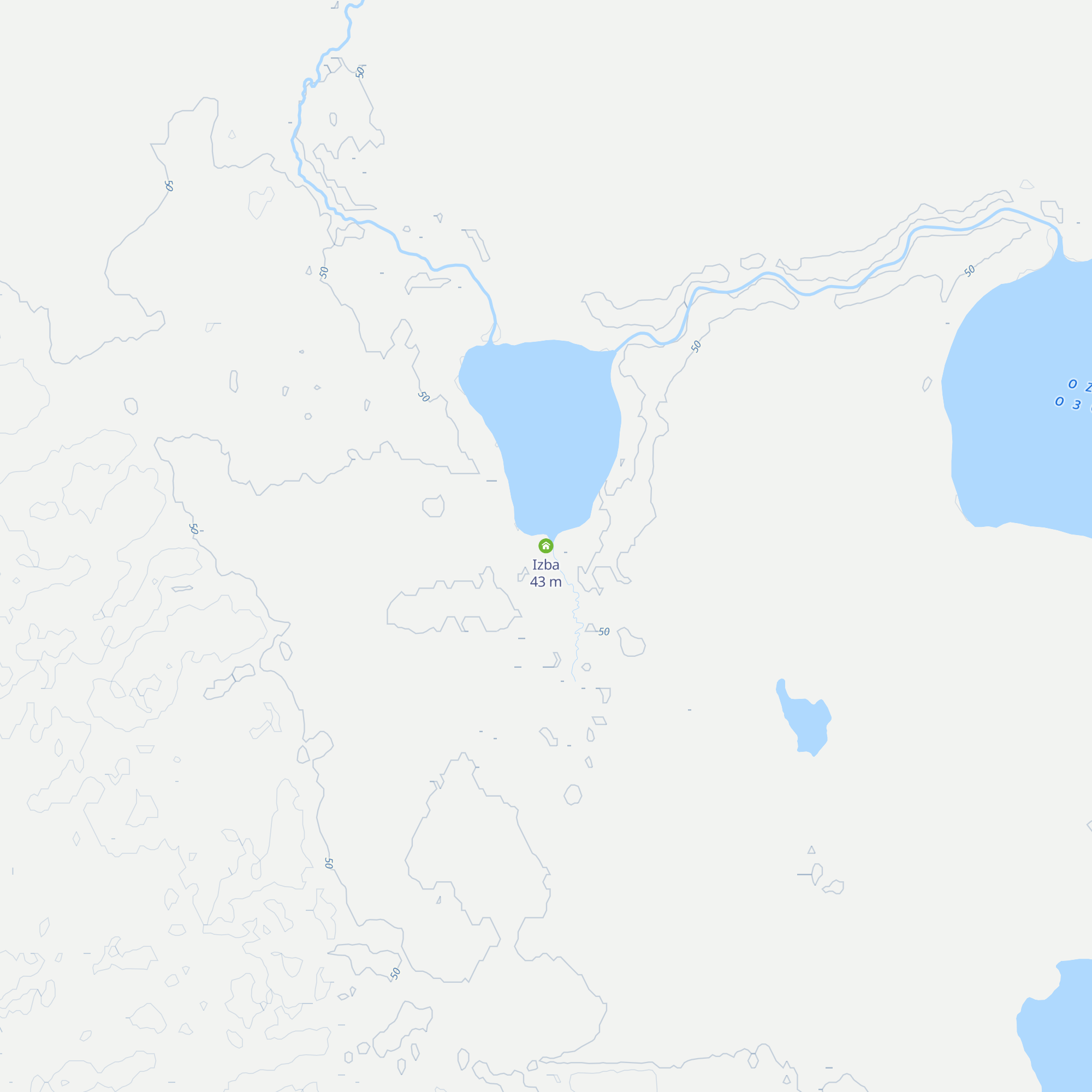 Izba map