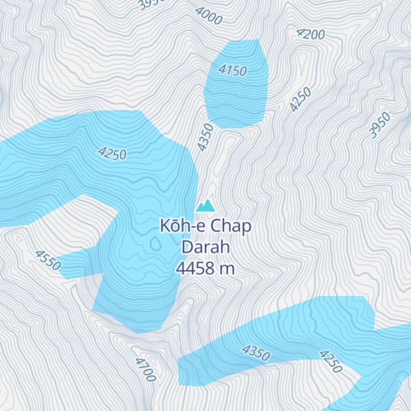 Map of Kōh-e Chap Darah