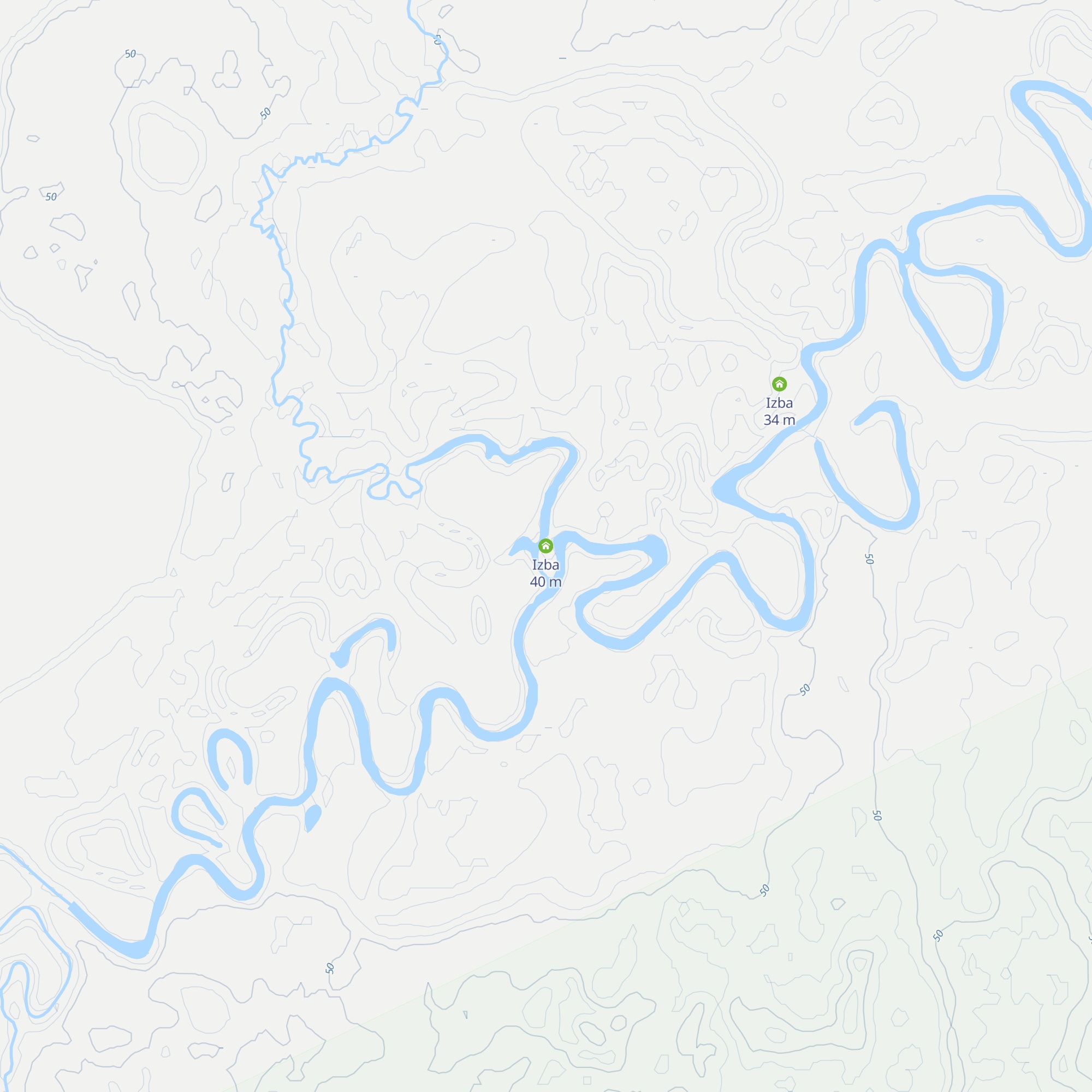 Izba map