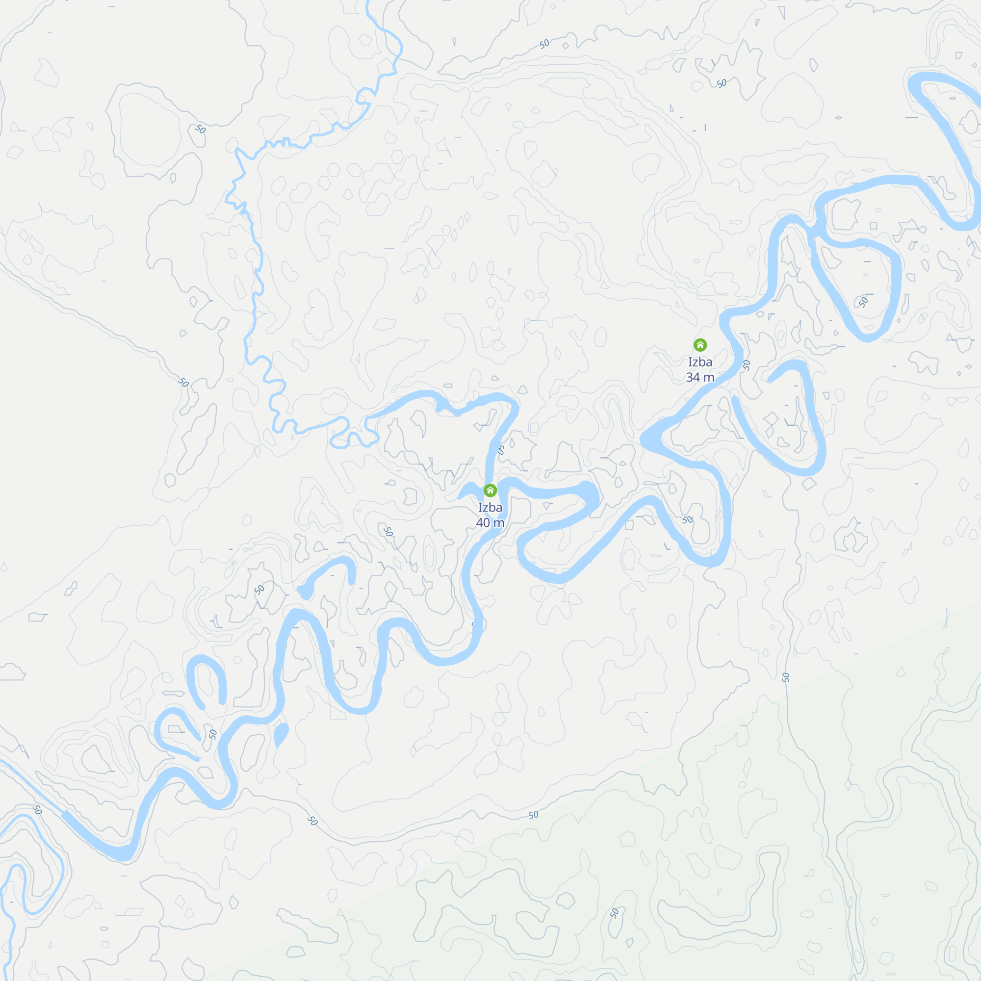 Izba map