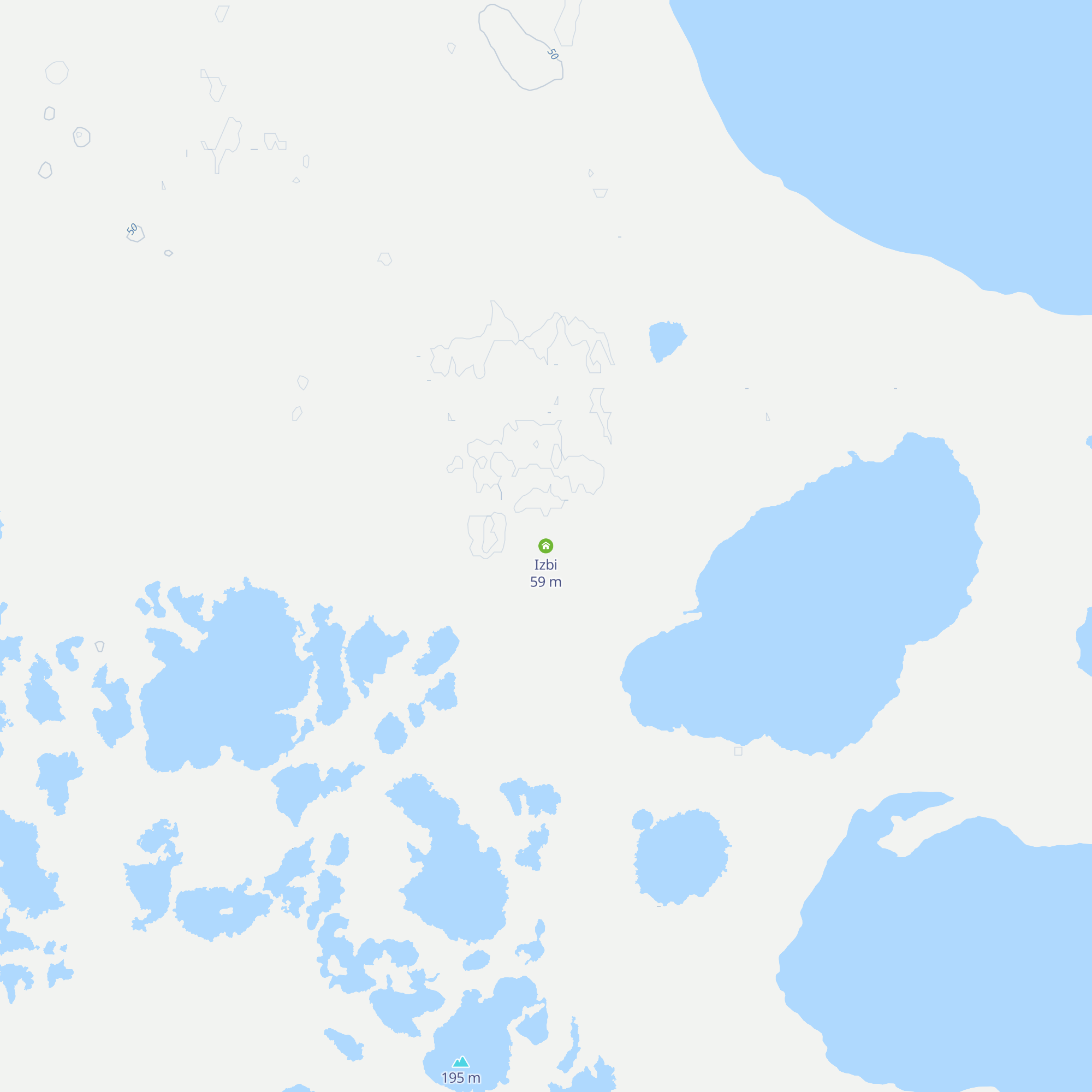 Izbi map