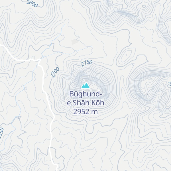 Map of Būghund-e Shāh Kōh