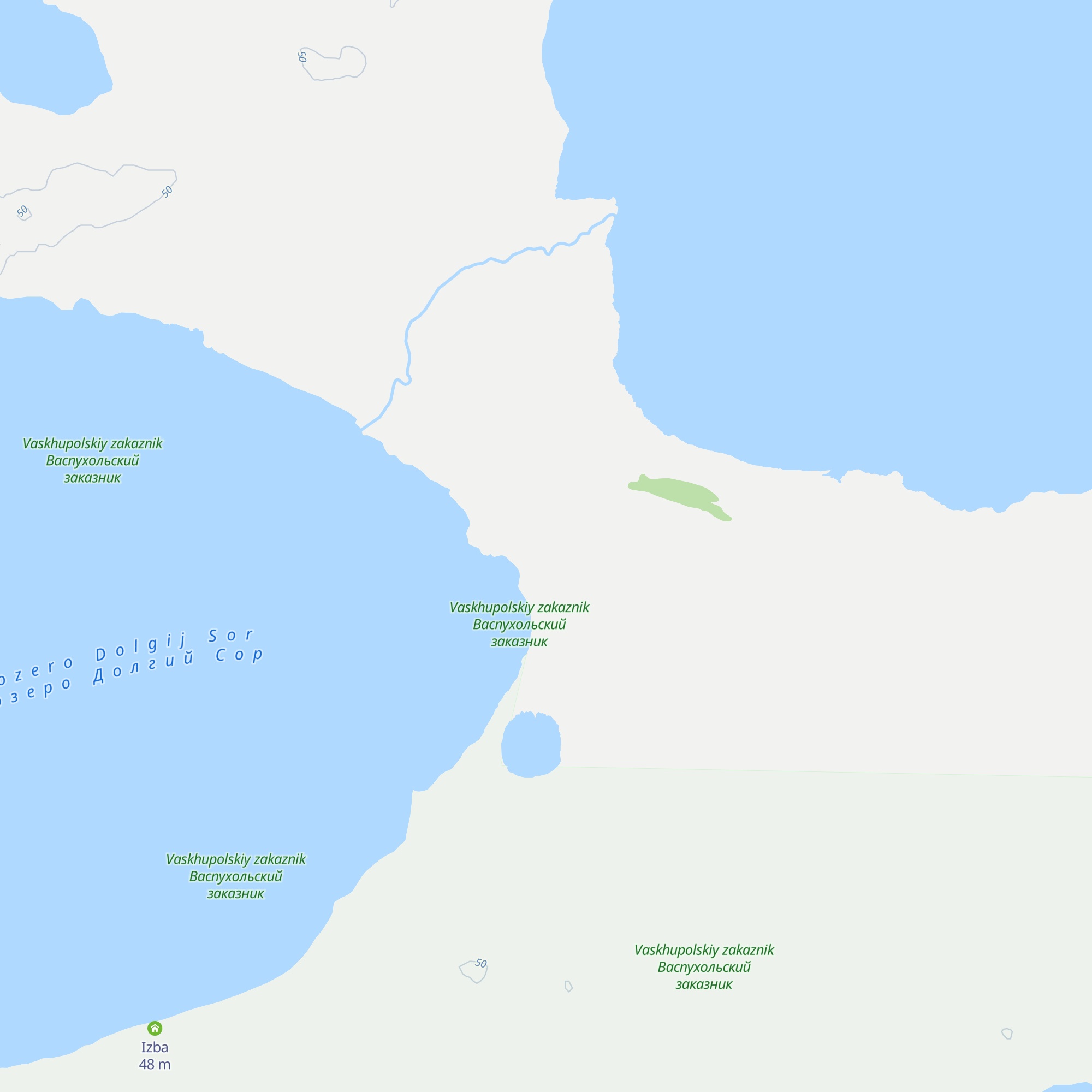 Izba map