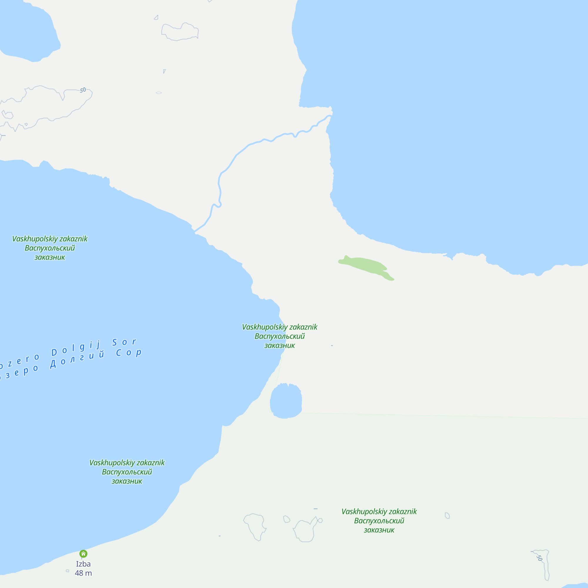 Izba map