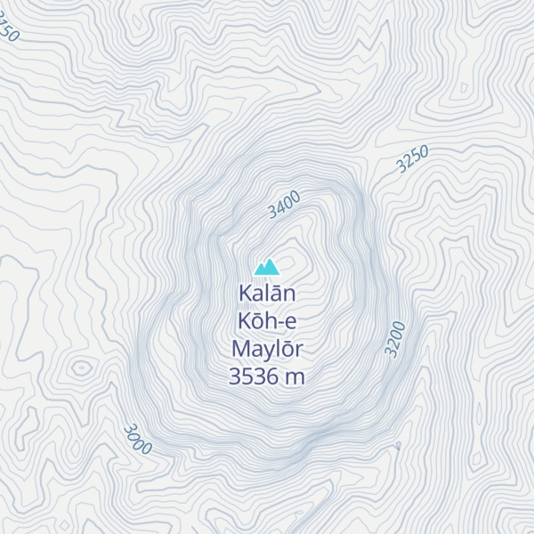 Map of Kalān Kōh-e Maylōr