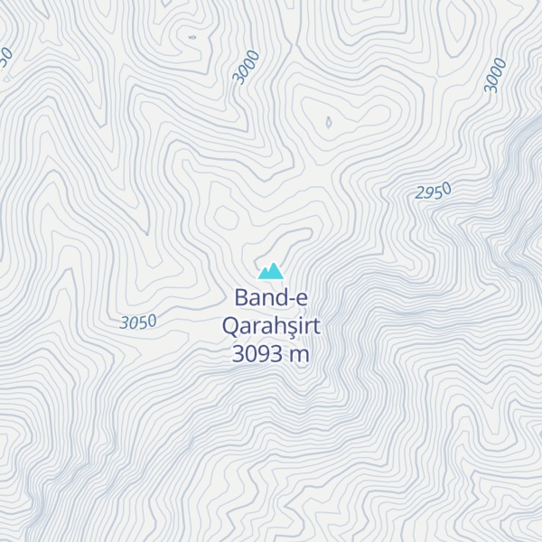 Map of Band-e Qarahşirt