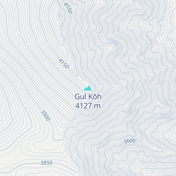 Map of Gul Kōh
