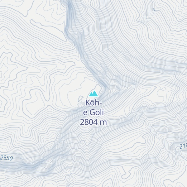 Map of Kōh-e Golī