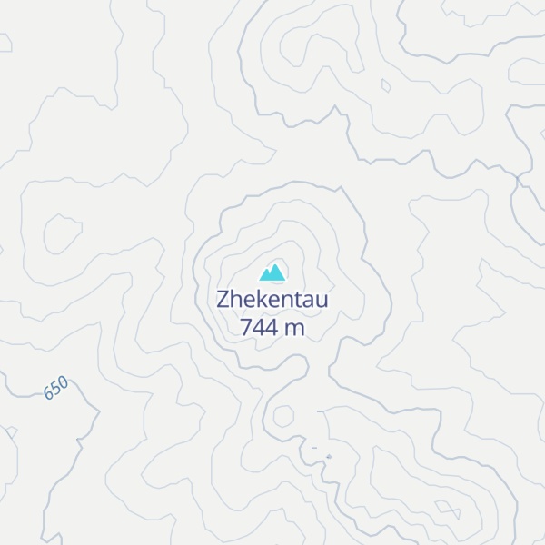 Map of Zhekentau