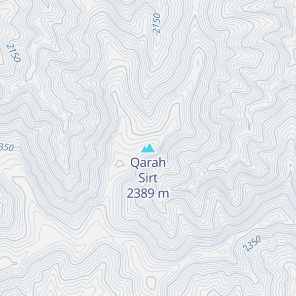 Map of Qarah Sirt