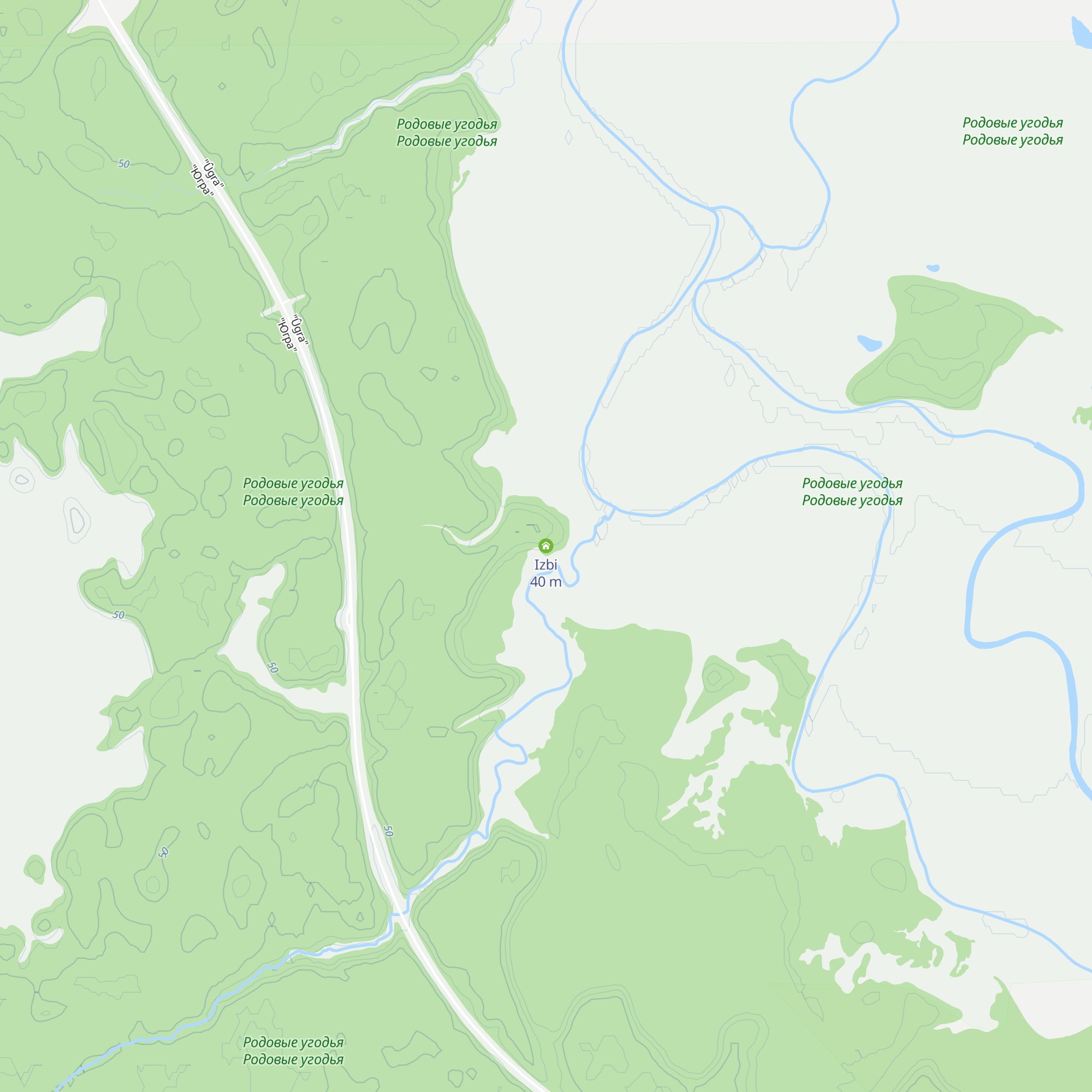 Izbi map