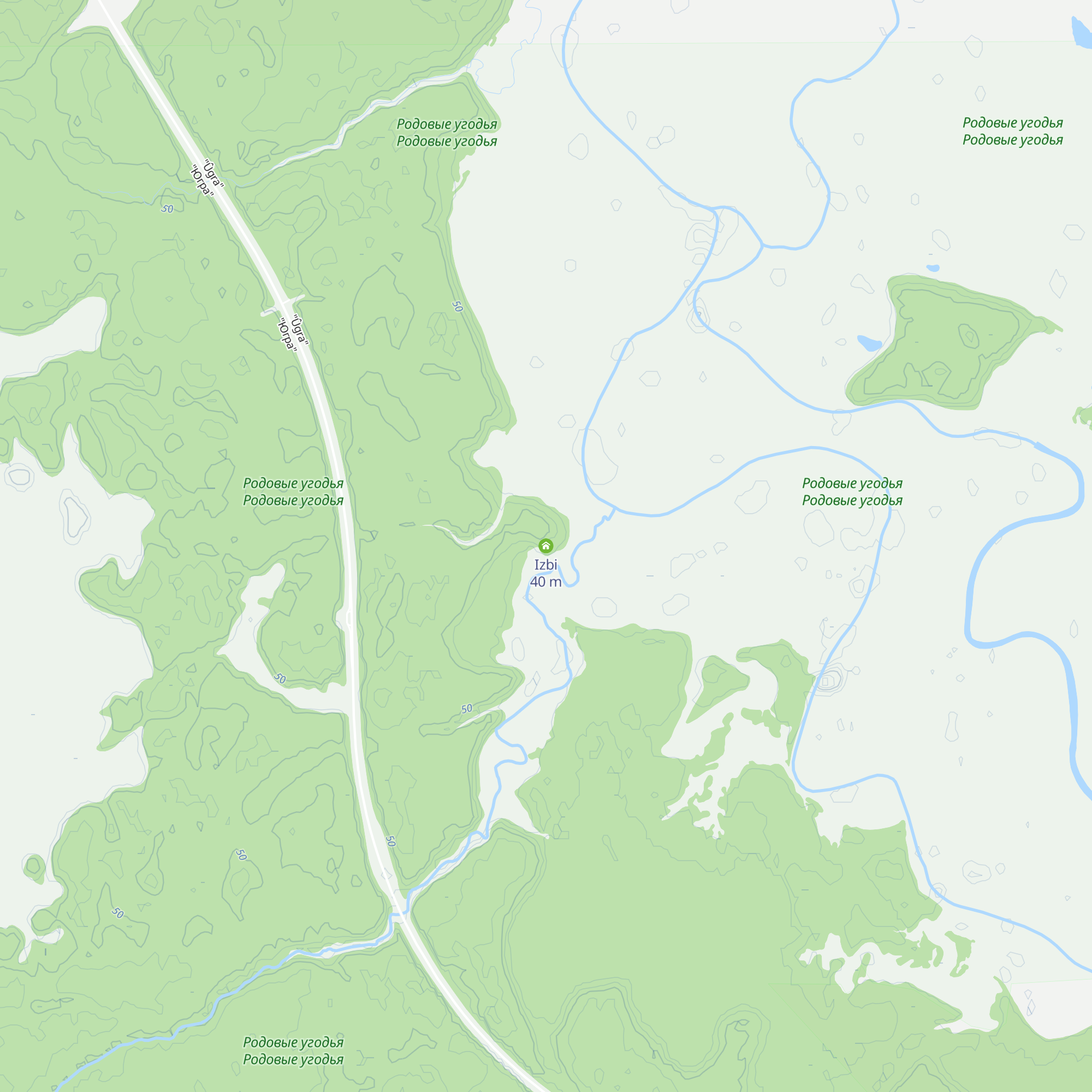 Izbi map