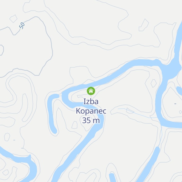 Map of Izba Kopanec