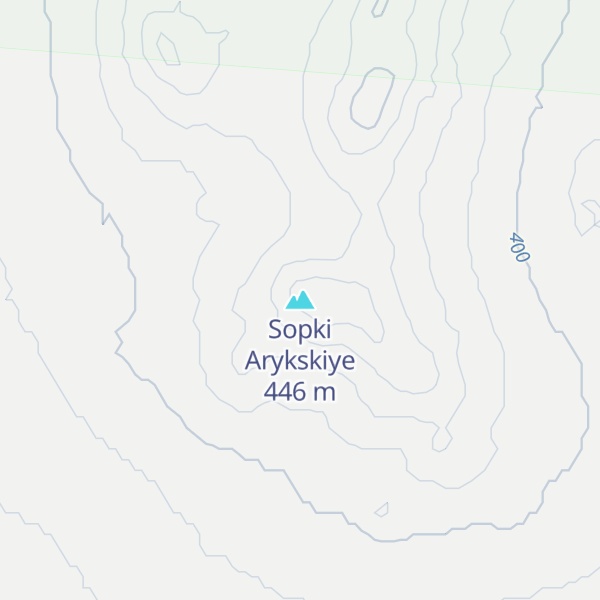 Map of Sopki Arykskiye