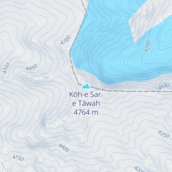 Map of Kōh-e Sar-e Tāwah